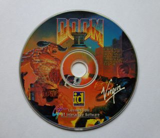 The Doom 2 CD ROM.