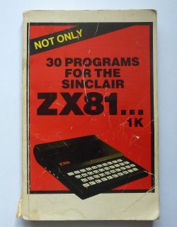 Not Only 30 Programs for the ZX81 by Melbourne House/Beam Software.