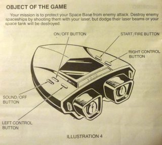 The instruction leaflet from Tomytronic's 3d Sky Attack