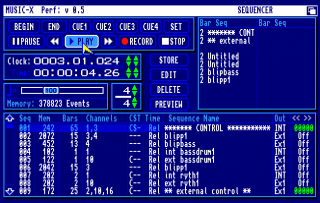 Music-X for the Amiga.