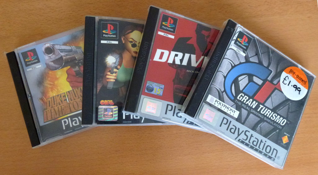 A selection of PSX games.