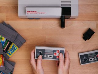 Wireless controllers on the NES.